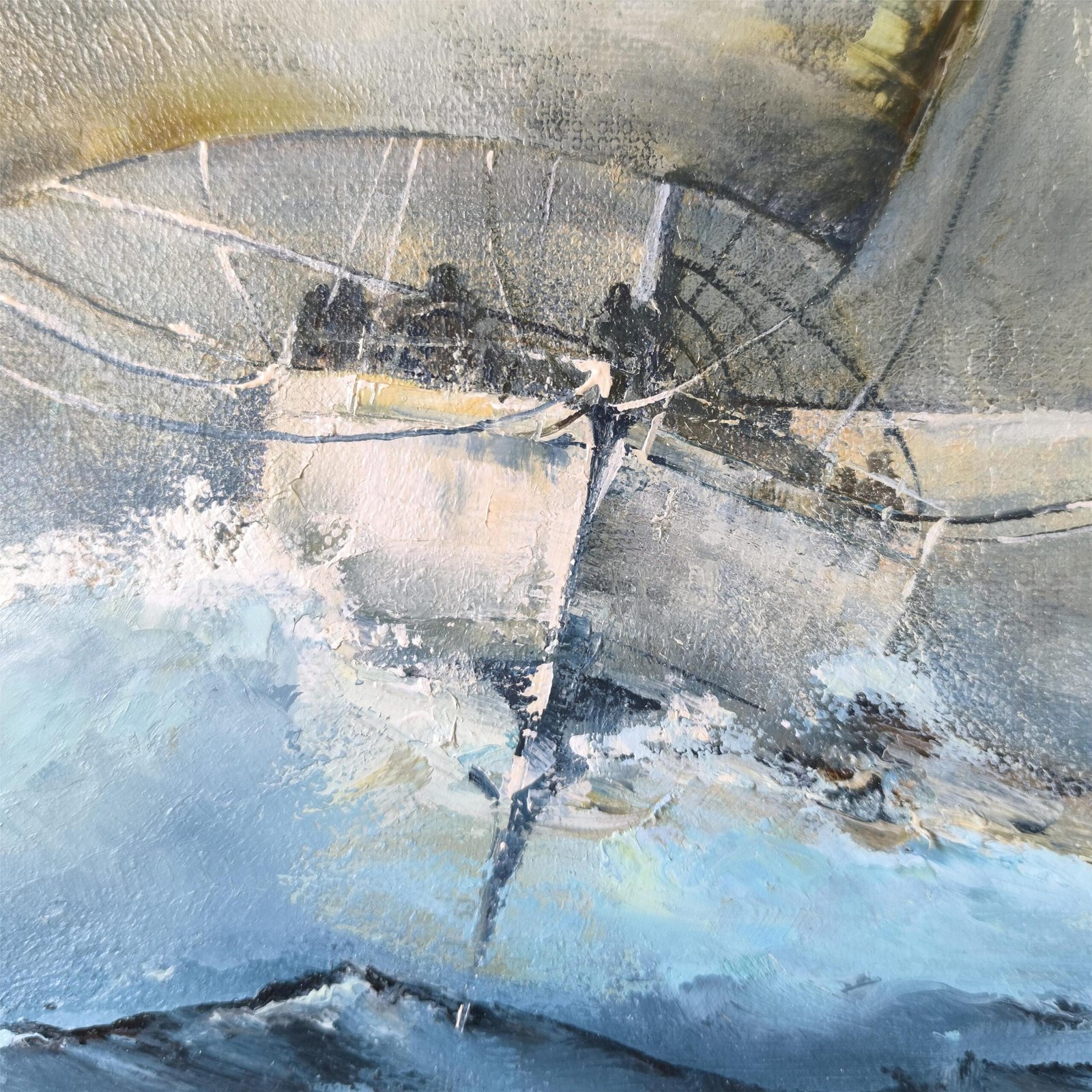 Paveikslas su burlaiviu "ANT BANGOS" PARDUOTA - Image 5