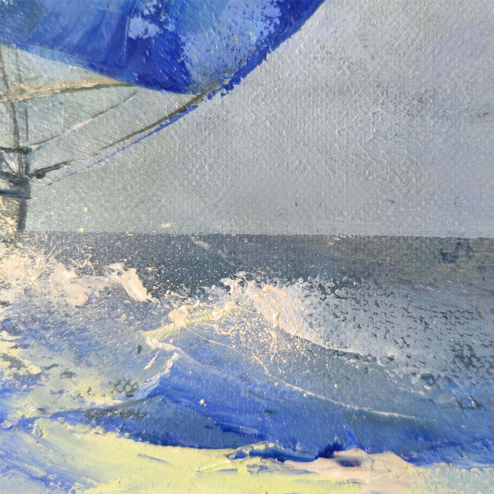 Paveikslas su burlaiviu "PAGAUTI VĖJĄ" - Image 5