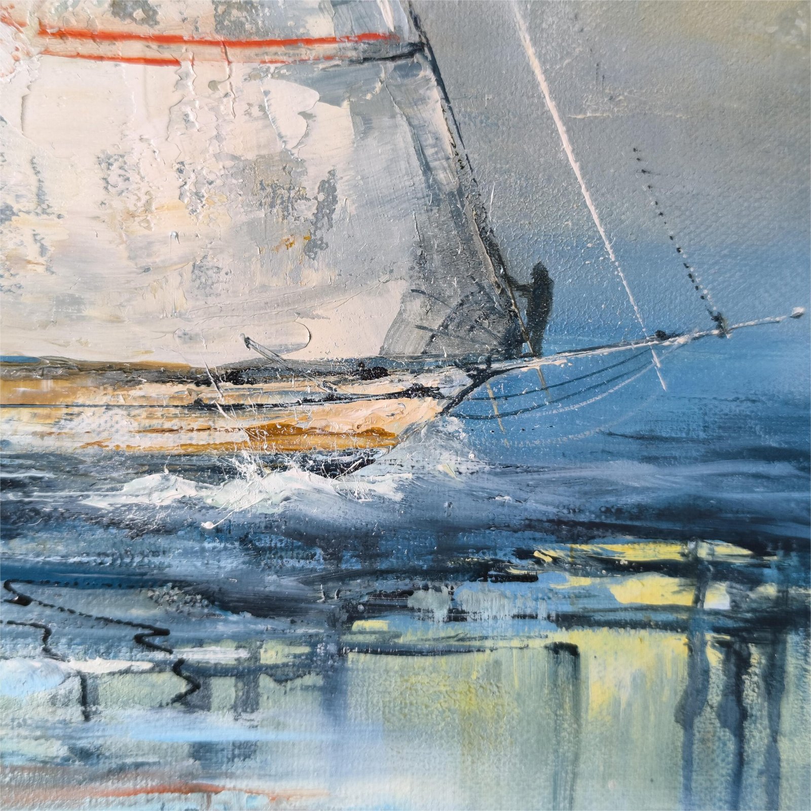 Paveikslas su burlaiviu "PASITIKĖJIMAS IR LAISVĖ" - Image 4