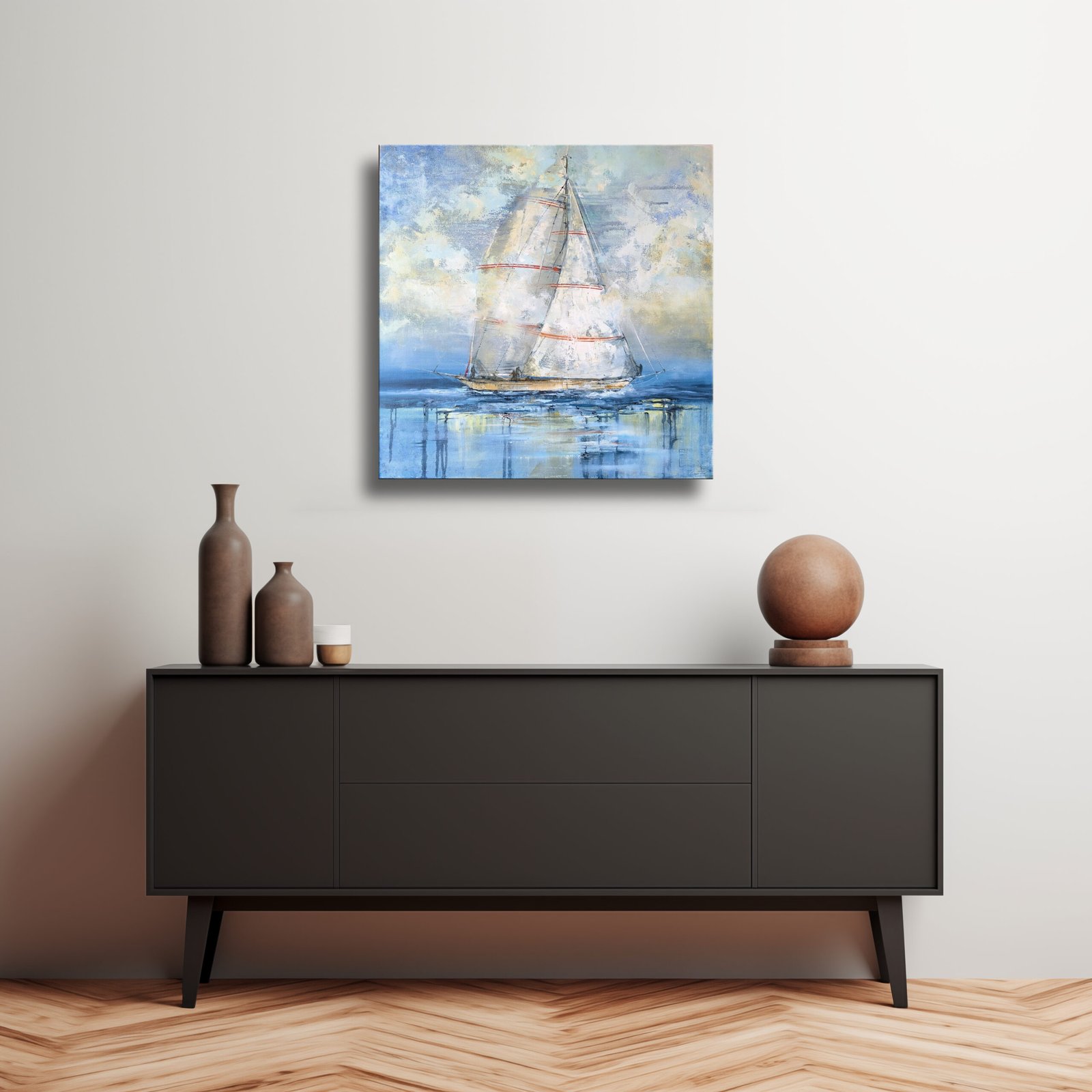 Paveikslas su burlaiviu "PASITIKĖJIMAS IR LAISVĖ" - Image 7