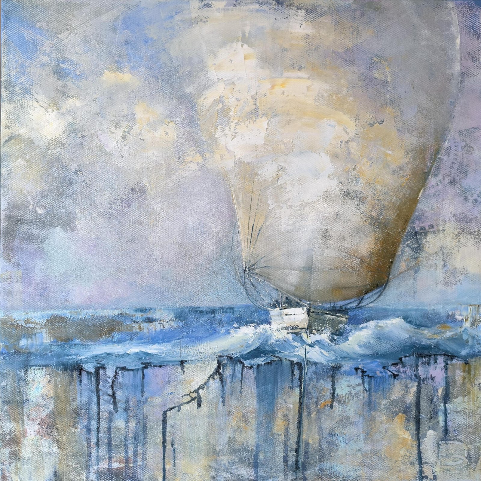 Paveikslas su burlaiviu "PILNATVĖ" PARDUOTA - Image 5