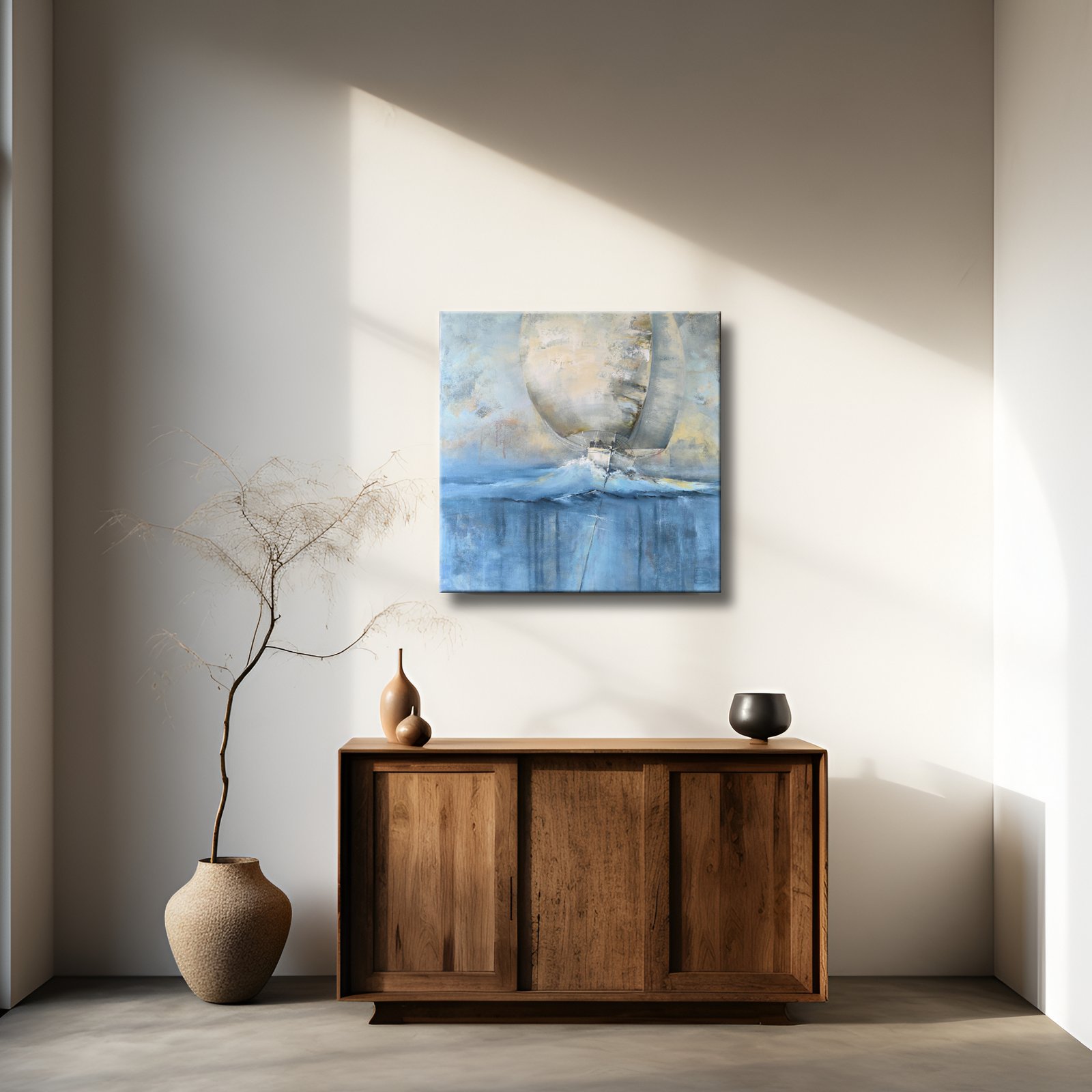 Paveikslas su burlaiviu "ANT BANGOS" PARDUOTA - Image 4