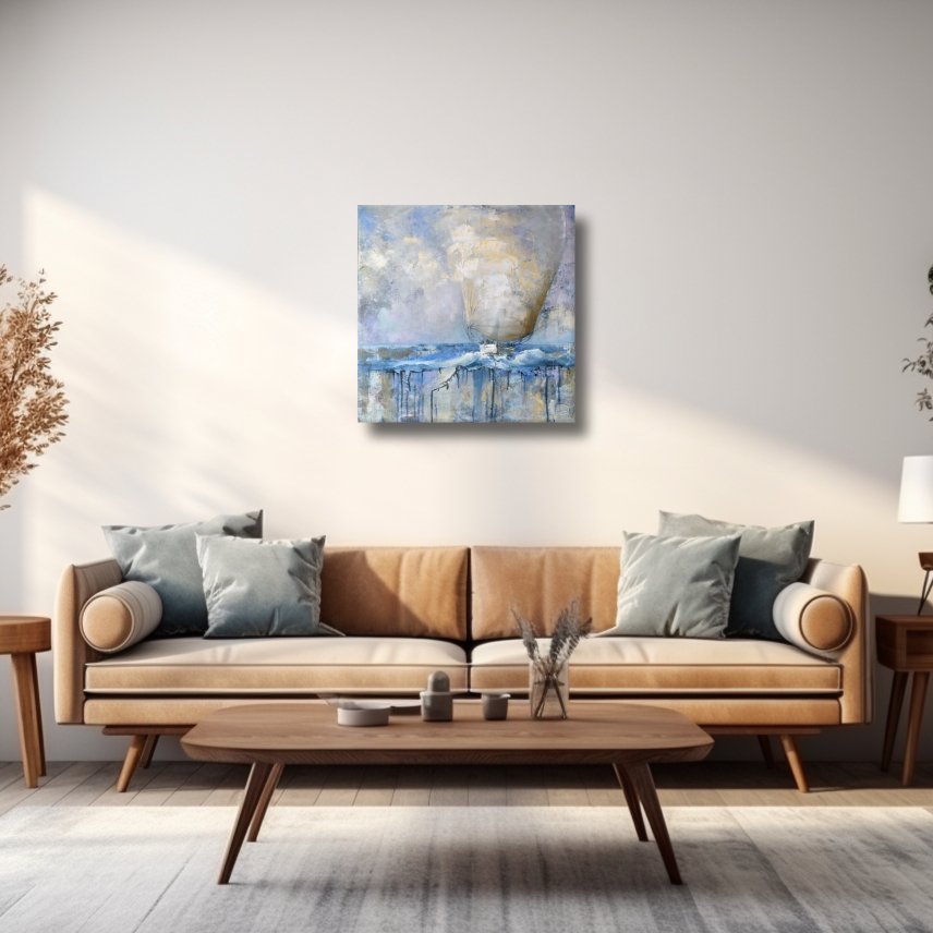 Paveikslas su burlaiviu "PILNATVĖ" PARDUOTA - Image 4