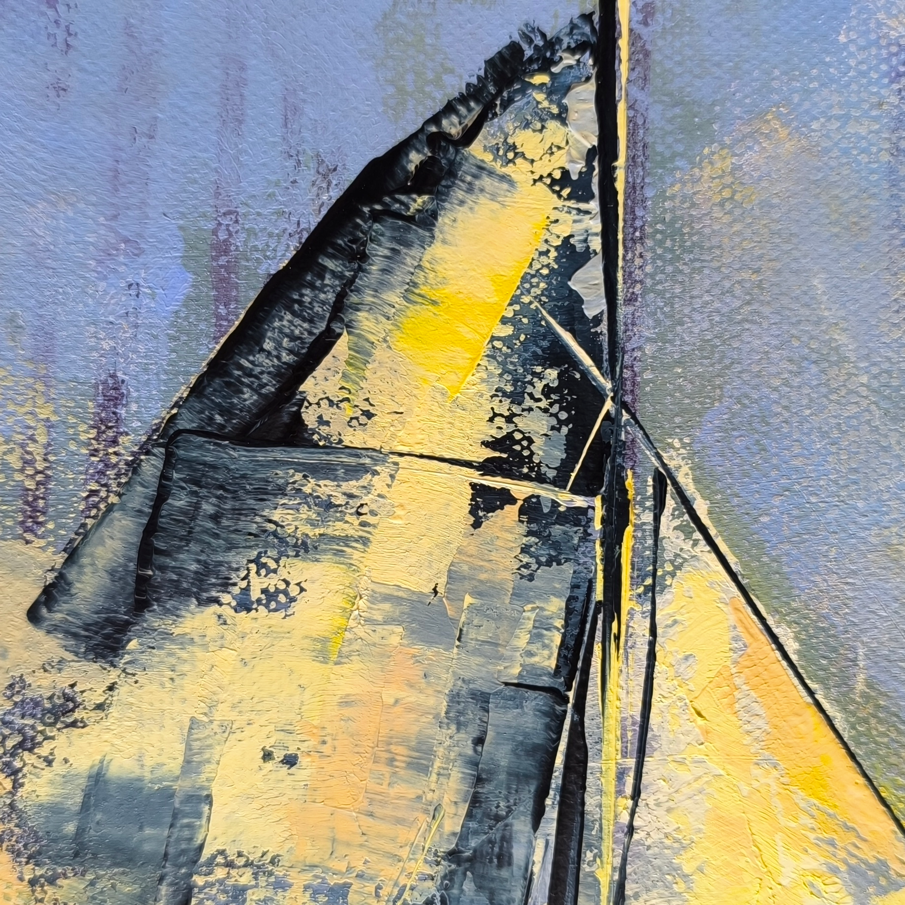 Paveikslas su laivu "SU PIRMAISIAIS SAULĖS SPINDULIAIS" - Image 5
