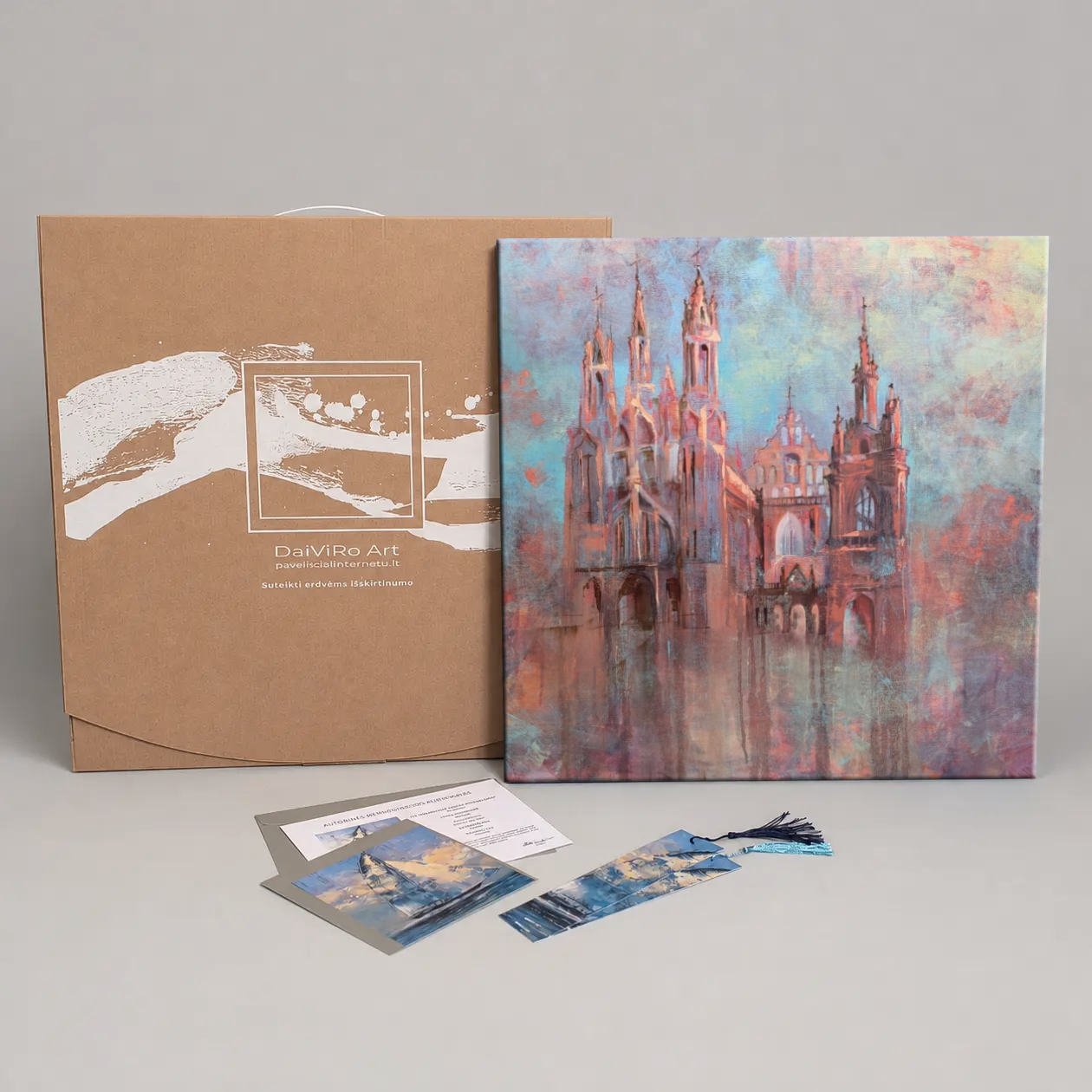 „Labas rytas, Ona“ giclée reprodukcija ant drobės su DaiViRo Art dovanų dėžute